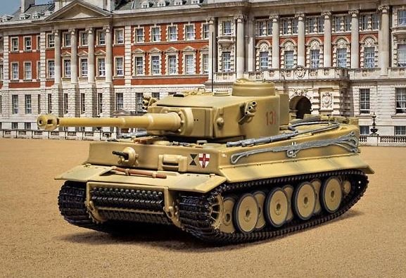Panzerkampfwagen VI Tiger Ausf E - Tiger 131- 'Horse Guards Parade', 1:50, Corgi 