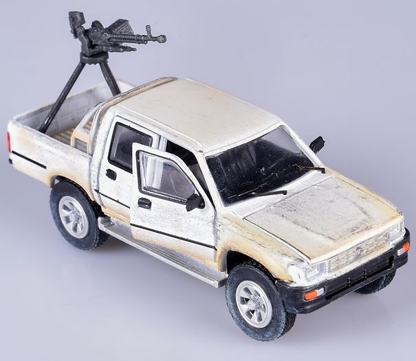 Pickup with DSHK (figures not included), 1:72, Panzerkampf 