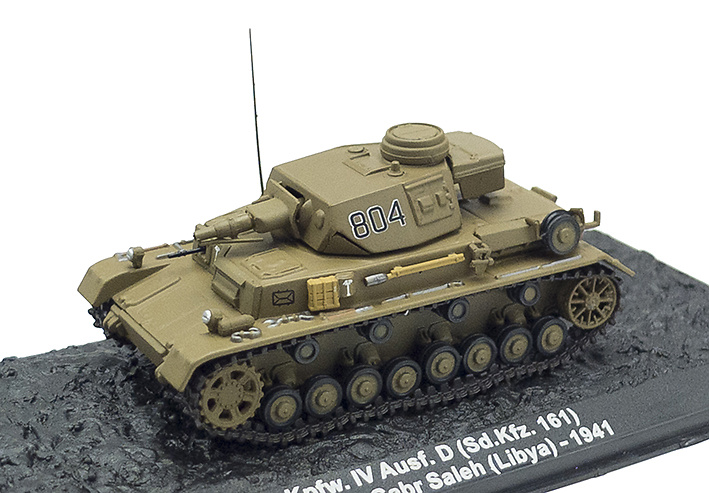 Pz.Kpfw. IV Ausf. D (Sd.kfz: 161), Libia, 1941, 1:72, Altaya 