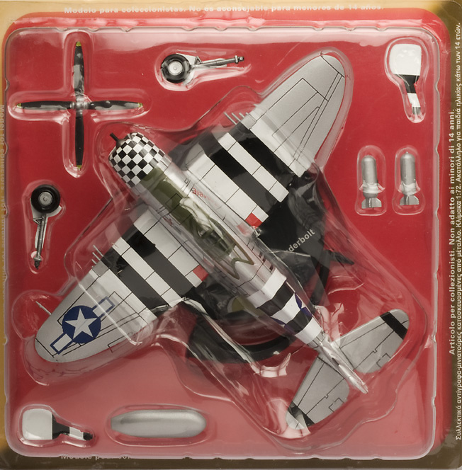 Republic P-47D-RE Thunderbolt, 1:72, Altaya 