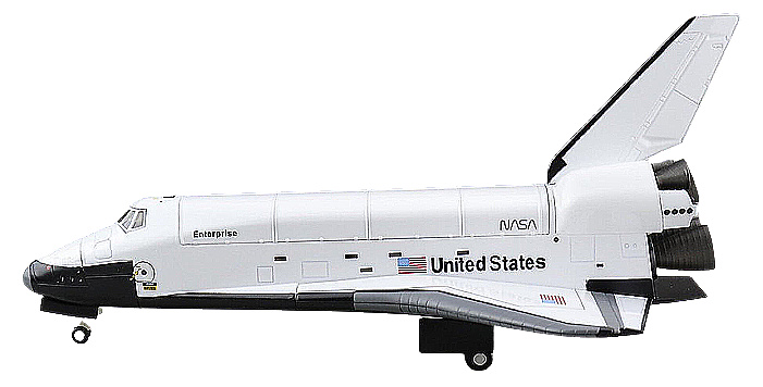 Rockwell Space Shuttle, NASA, OV-101 Enterprise, Edwards AFB, CA, Test Flights 1977, 1:200, Hobby Master 