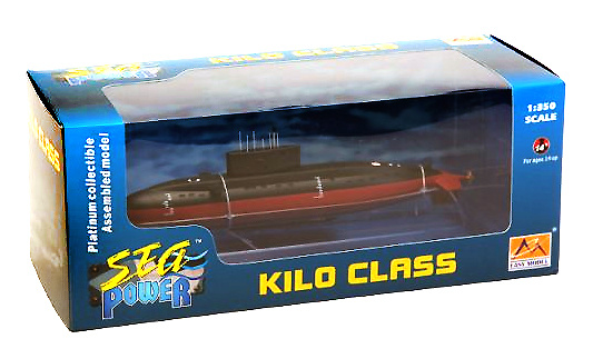 Russian Kilo Class submarine, 1:350, Easy Model 