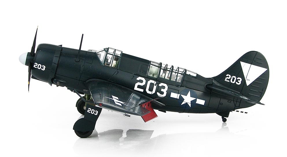 SB2C-4E Helldiver No. 203, VB-87, USS Ticonderoga, May, 1945, 1:72, Hobby Master 