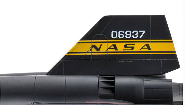 SR-71 Black Bird, USAF 60-6937 NASA YF-12C 1975, 1:72, Century Wings 