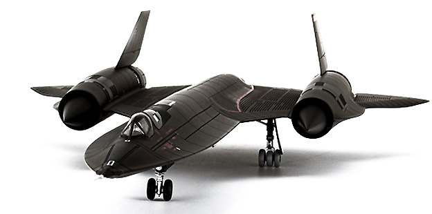 SR-71A Blackbird, USAF 9th RW Det.2, #61-7971, Edwards AFB, CA, 1997, 1:72, Century Wings 