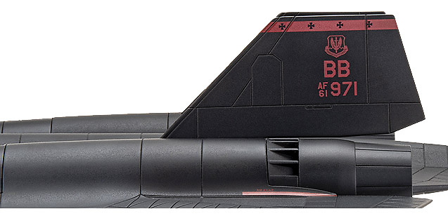 SR-71A Blackbird, USAF 9th RW Det.2, #61-7971, Edwards AFB, CA, 1997, 1:72, Century Wings 