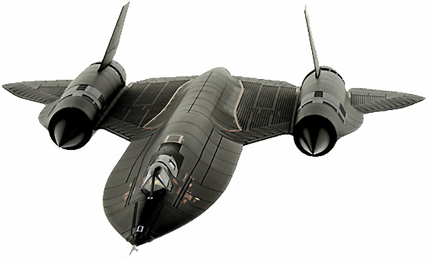 SR-71A Blackbird, USAF 9th RW Det.2, #61-7971, Edwards AFB, CA, 1997, 1:72, Century Wings 
