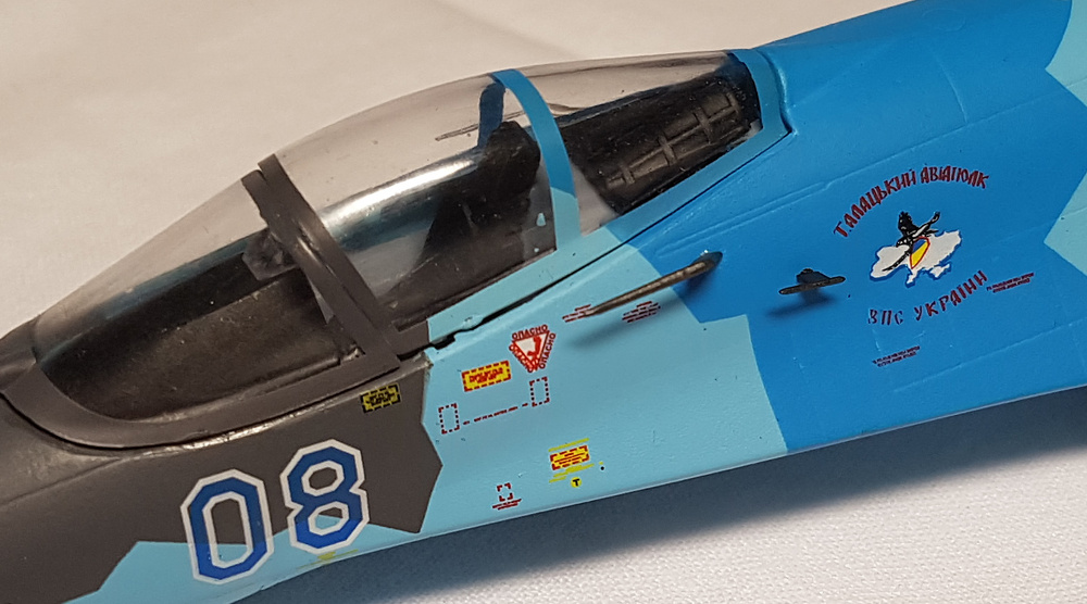 SU-27 Flanker, 831st Tactical Aviation Brigade, Ukrainian Air Force, 1:72, JC Wings 