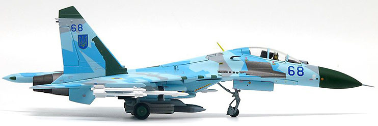 SU-27UB Flanker-C, 831 IAP, Ukranian Air Force, 2000, 1:72, JC Wings 