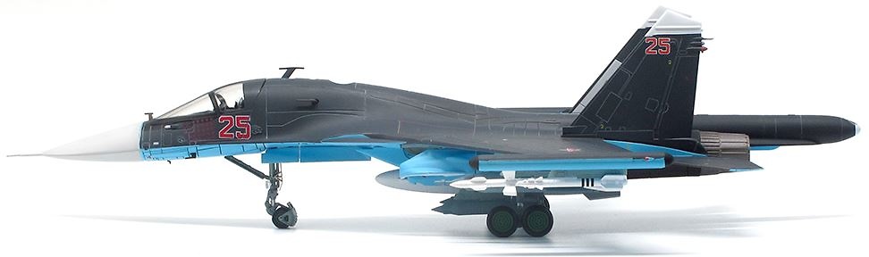 SU-34 Fullback, Hmeimim AB, Syria, Russian Air Force, 2015, 1:72, JC Wings 