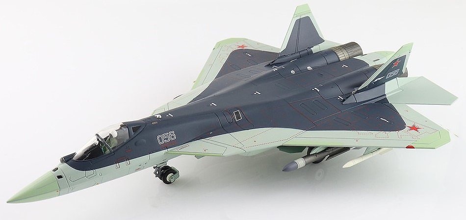 SU57, Bort 56, Russian Air Force, Zhukovsky Airfield, 2023, 1:72, Hobby Master 