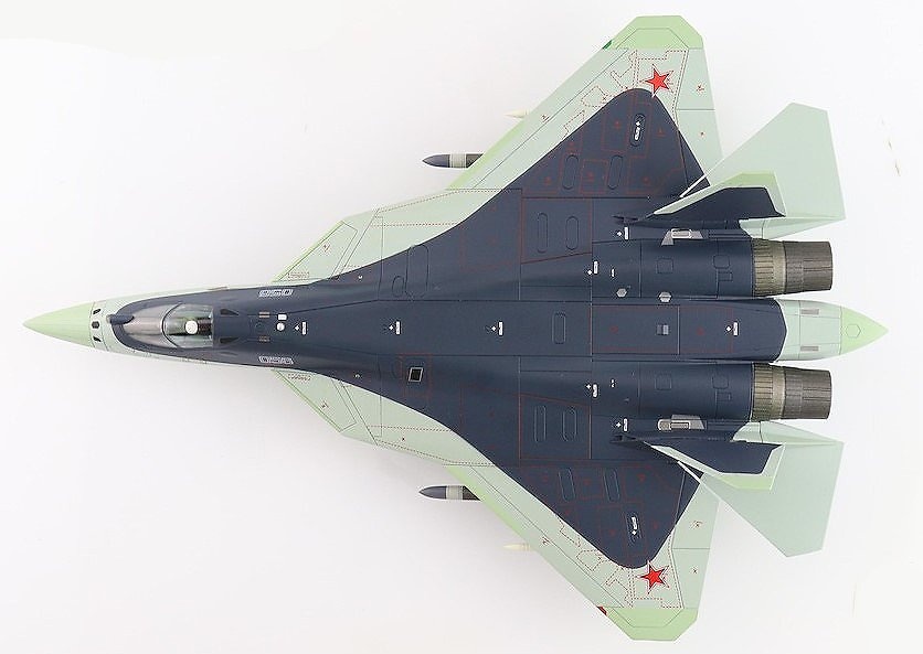 SU57, Bort 56, Russian Air Force, Zhukovsky Airfield, 2023, 1:72, Hobby Master 