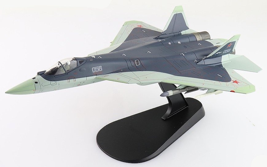 SU57, Bort 56, Russian Air Force, Zhukovsky Airfield, 2023, 1:72, Hobby Master 