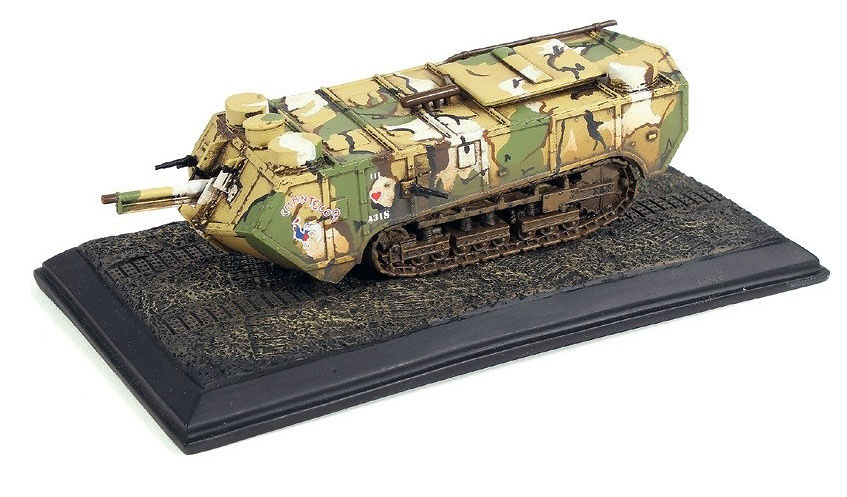 Saint-Chamond Tank, French Army, #AS31 Chantecoq, France, 1917, 1/72, Wings of the Great War 