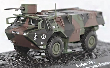 Saviem VAB, 150e Régiment d'Infanterie , France, 1990, 1:72, Altaya 