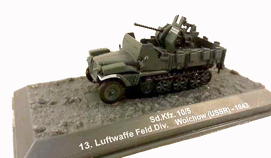 Sd.Kfz. 10/5, 13. Luftwaffe, Feld. Div. Wolchow, USSR, 1943, 1:72, Altaya 