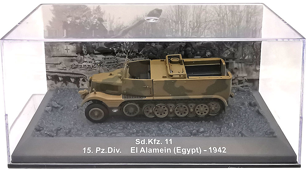 Sd.Kfz. 11, 15. Pz.Div., El Alamein (Egypt), 1942, 1:72, Altaya 