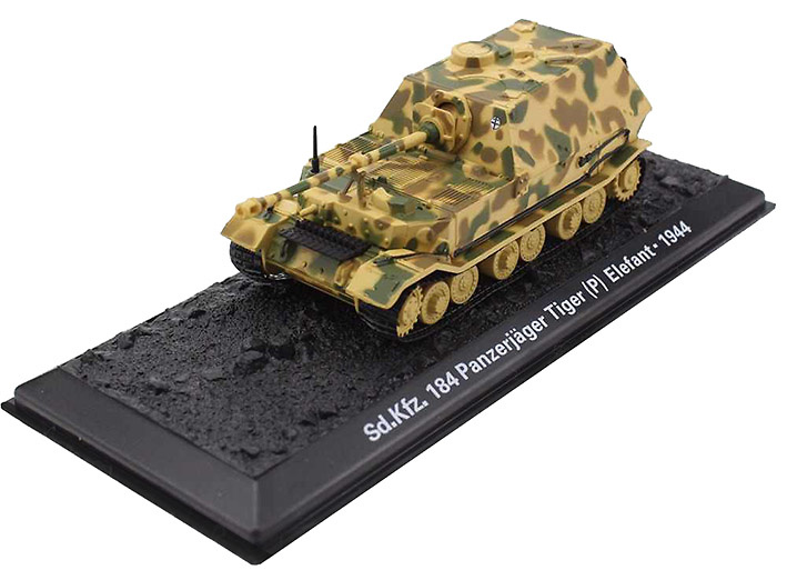 Sd.Kfz. 184 Panzerjager Tiger (P) Elefant, WWII, 1944, 1:72, Panzerkampf 