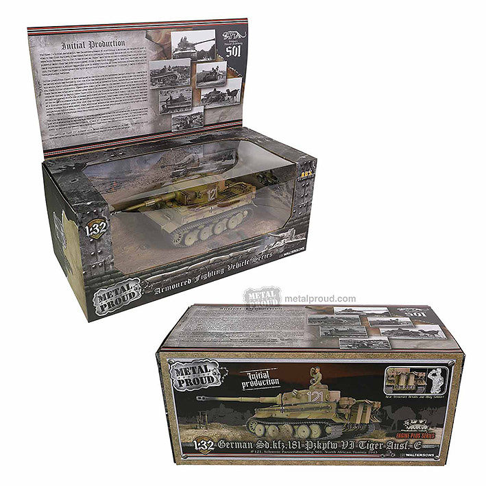 Sd.Kfz.181 PzKpfw VI Tiger Ausf. E (Initial production model), 1:32, Forces of Valor 