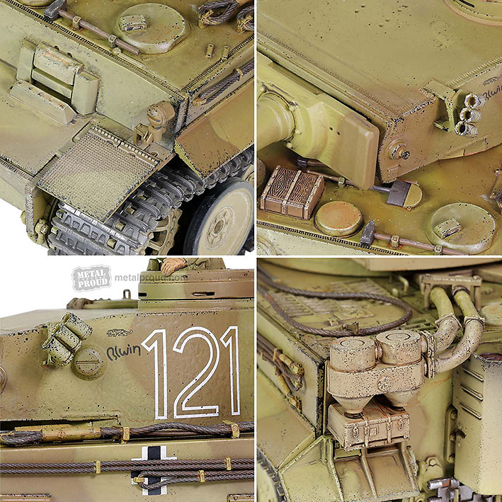 Sd.Kfz.181 PzKpfw VI Tiger Ausf. E (Initial production model), 1:32, Forces of Valor 