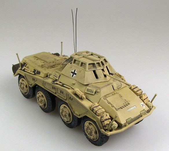 Sd.Kfz.234/1, 6.Pz.Div., Czechia, April 1945, 1:72, Panzerstahl 
