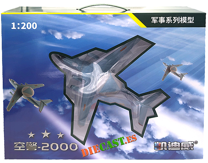 Shaanxi KJ-2000, Early Warning Aircraft, People's Liberation Army AF, China, 1:200, KDW 