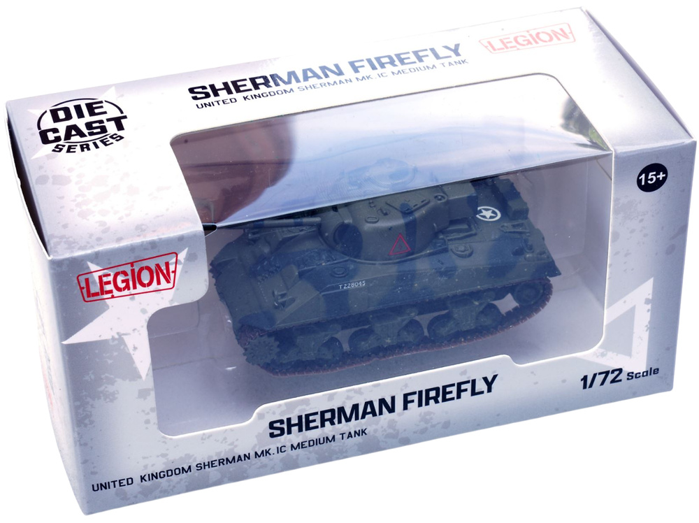 Sherman Firefly VC, 4th/7th Royal Dragoon Guard, 8th Armoured Brigade, France, 1944, 1:72, Legion 