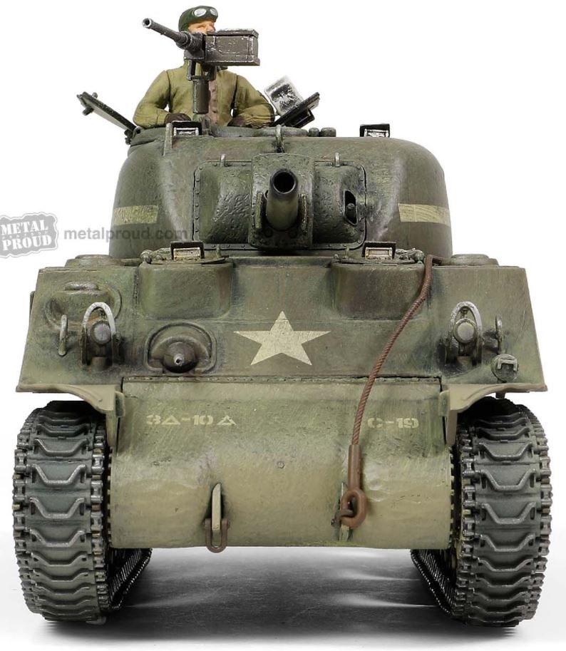 Sherman M4A3 (75), VVSS Suspension & 57° glacis Direct vision scope, 1:32, Forces of Valor 