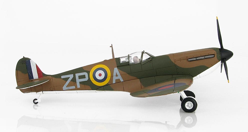 Spitfire Mk.I K9953/ZP-A, Flt. Lt. Adolph Malan, 74º esq. Hornchurch, 1940, 1:48, Hobby Master 