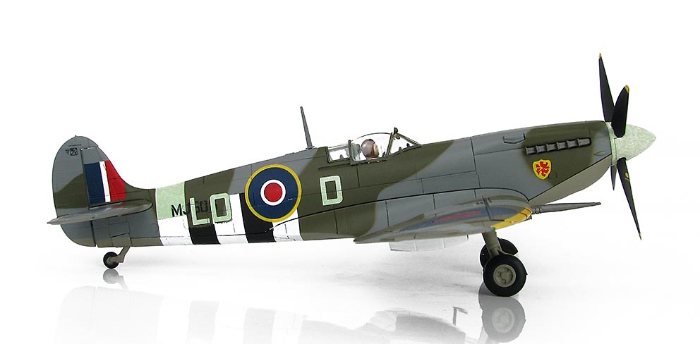 Spitfire Mk.IXc MJ586/LO-D, P/O Pierre Clostermann DFC, 602 Sqn., RAF, France, 1944, 1:48, Hobby Master 