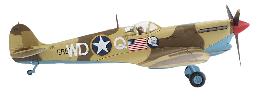 Spitfire Vb, Trop ER570, 4th FS, 52nd FG, MACAF, AUGUST, 1943, 1:48, Hobby Master 