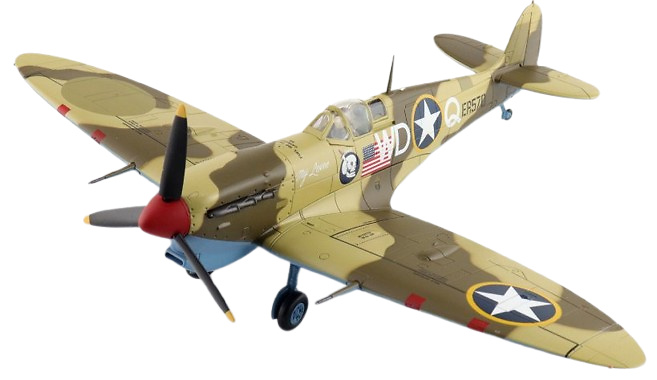 Spitfire Vb, Trop ER570, 4th FS, 52nd FG, MACAF, AUGUST, 1943, 1:48, Hobby Master 