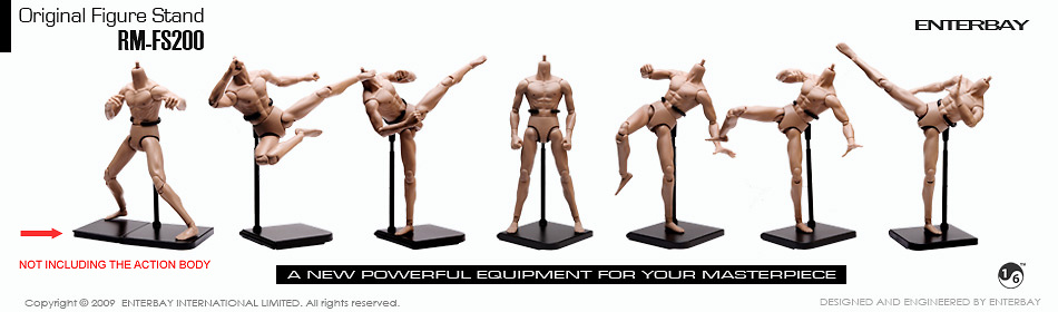 Stand for 1:6 figures, FS-200, 1:6, Enterbay 