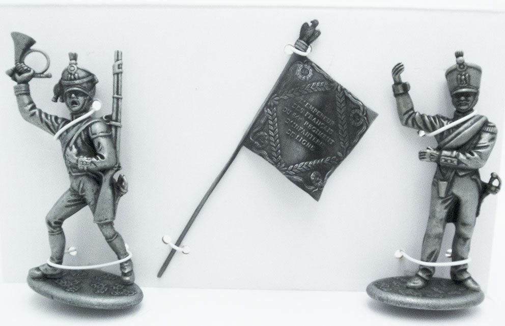 Standard Bearer of the 84th Line Infantry Regiment, Standard, Infantry Bugle, 1:24, Atlas Editions 