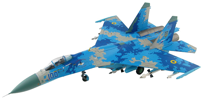 Su-27 Flanker B Serial 100, Ukrainian Air Force, 1:72, Hobby Master 