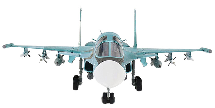Sukhoi Su-34 Fullback, Russian Air Force, Red 24, Ukraine