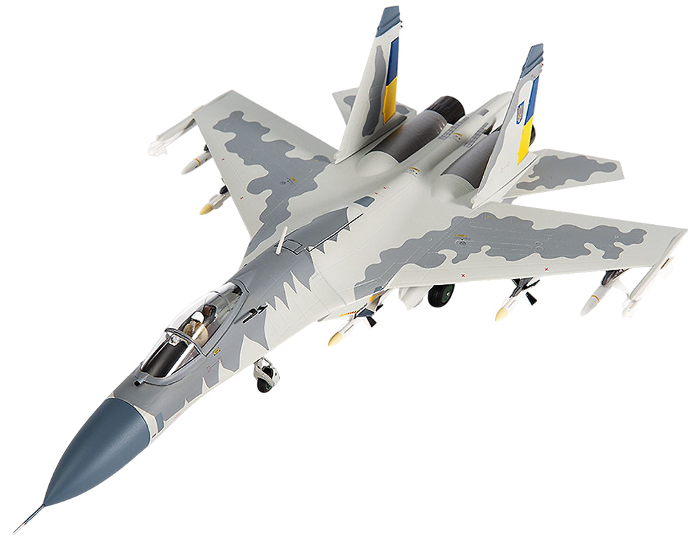 Su27 Flanker Ukrainian Air Force, 831st Brigade of the Tactical Avition, 201, 1:72, JC Wings 
