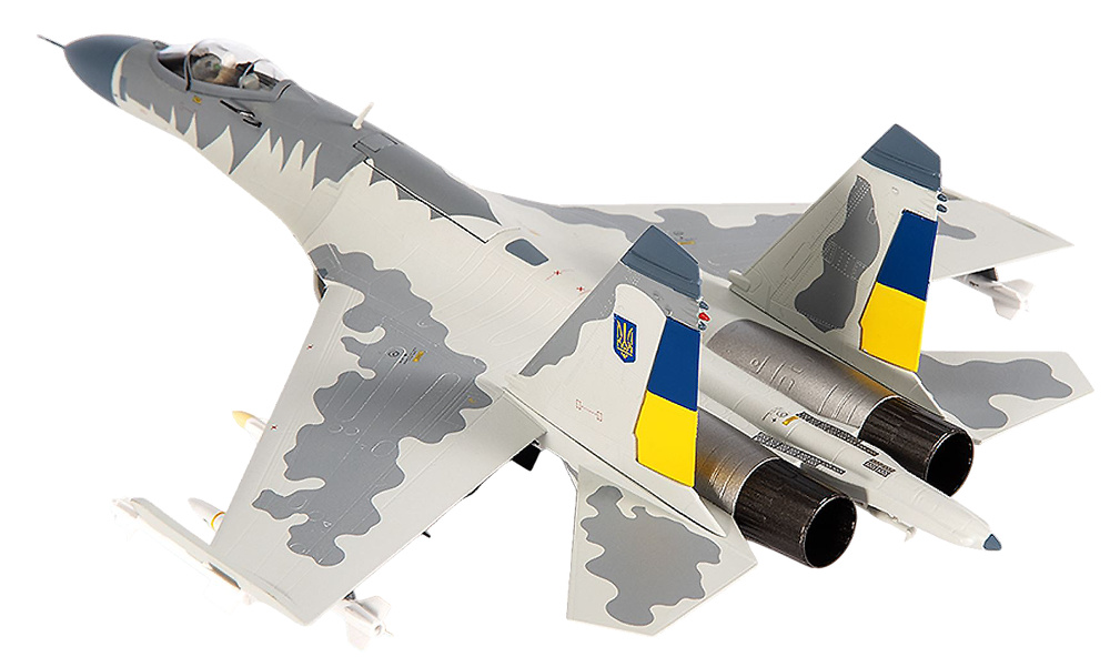 Su27 Flanker Ukrainian Air Force, 831st Brigade of the Tactical Avition, 201, 1:72, JC Wings 