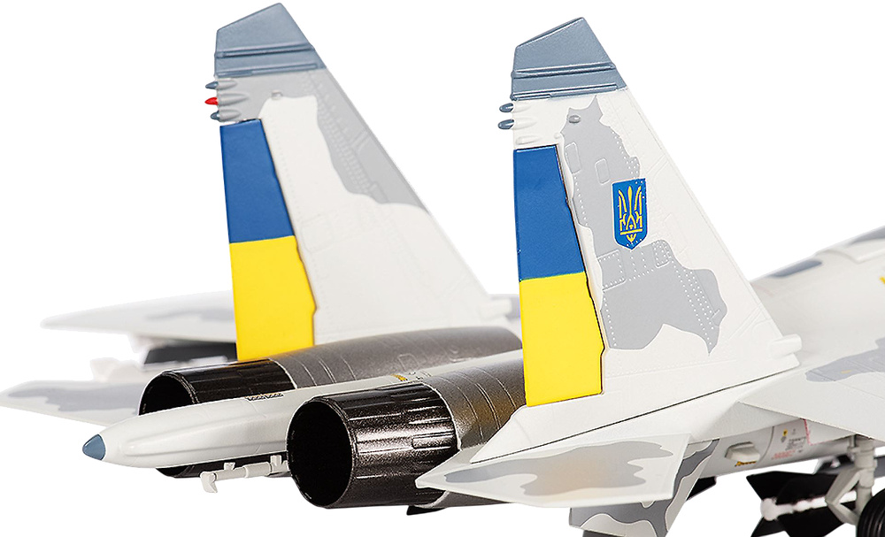 Su27 Flanker Ukrainian Air Force, 831st Brigade of the Tactical Avition, 201, 1:72, JC Wings 