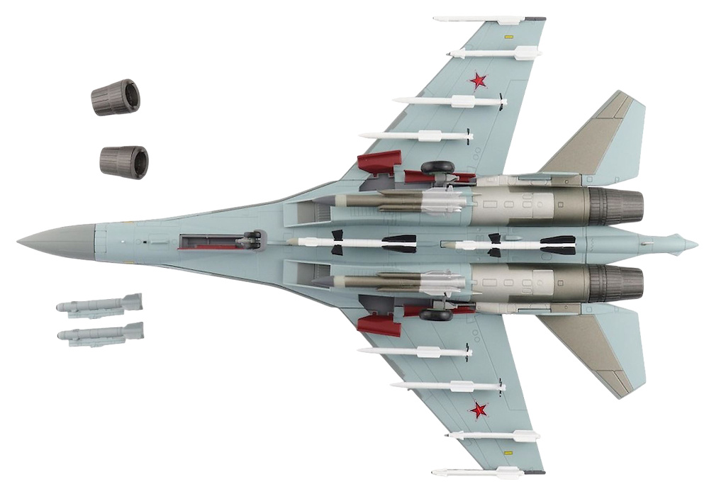 Su35S Flanker E Red 08/RF-93648, Russian Air Force, Zhuhai Jinwan, 2014, 1:72, Hobby Master HA5712 