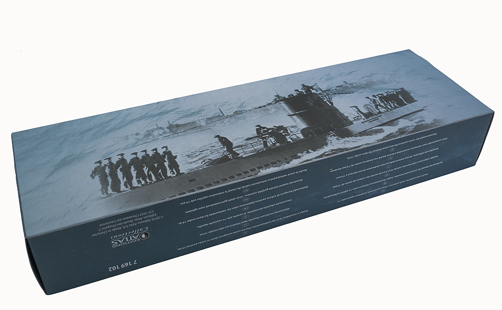 Submarine U-9, Germany, World War II, 1: 350, Editions Atlas 