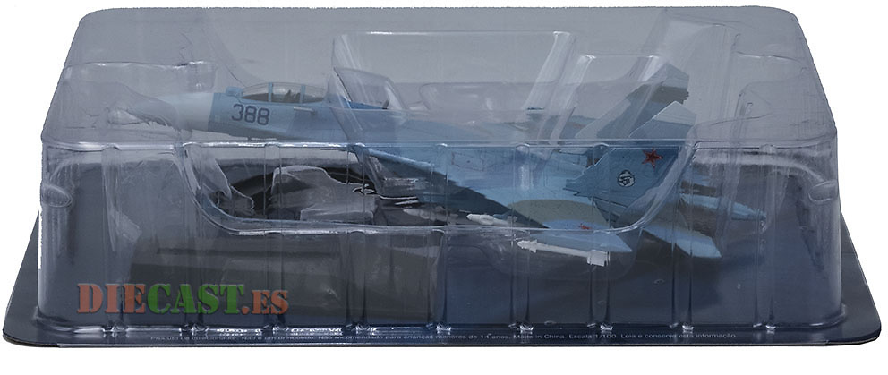 Sujoi SU-27P Flanker, Soviet Air Force, USSR, 1989, 1: 100, Salvat 