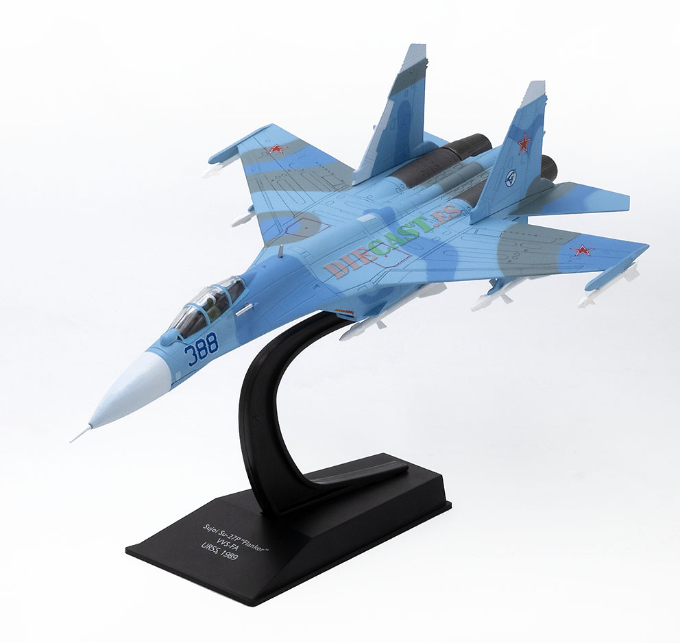 Sujoi SU-27P Flanker, Soviet Air Force, USSR, 1989, 1: 100, Salvat 