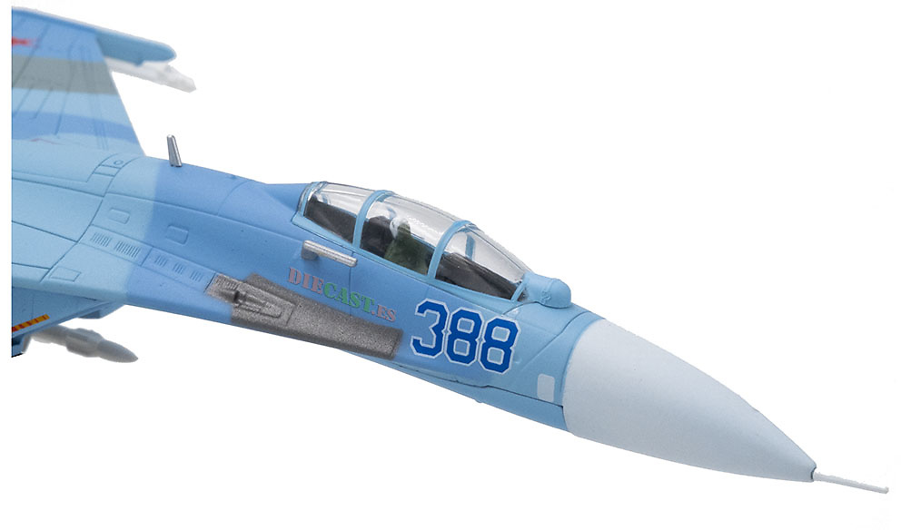 Sujoi SU-27P Flanker, Soviet Air Force, USSR, 1989, 1: 100, Salvat 