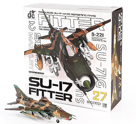 Sukhoi SU-17 Fitter, Russian Air Force, 20 Guards Fighter-Bomber Regiment, 16th Air Army, 1992, 1:72, JC Wings 