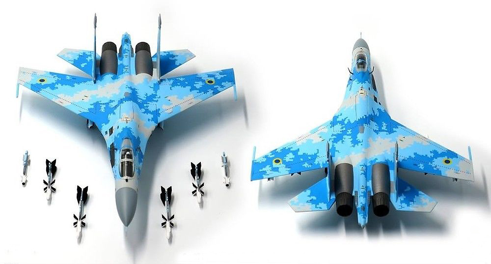 Sukhoi SU-27 Flanker, Air Forces of Ukraine, August, 2016, 1:72, JC Wings 