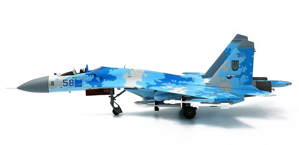 Sukhoi SU-27 Flanker, Air Forces of Ukraine, August, 2016, 1:72, JC Wings 