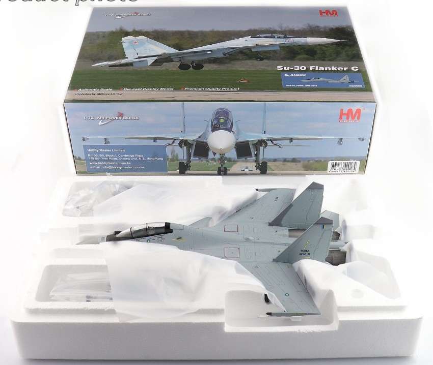 Sukhoi SU30MKM Flanker M52-14, TUDM, LIMA 2013, Malaysia, 1:72, Hobby Master 