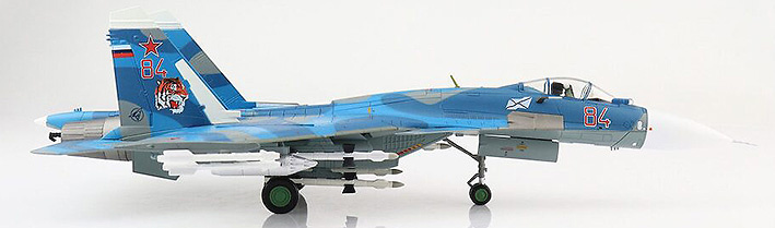 Sukhoi Su-33 Flanker-D Russian Navy 279th FAR, 2nd AS Tigers, Red 84, Syria, 2016, 1:72, Hobby Master 