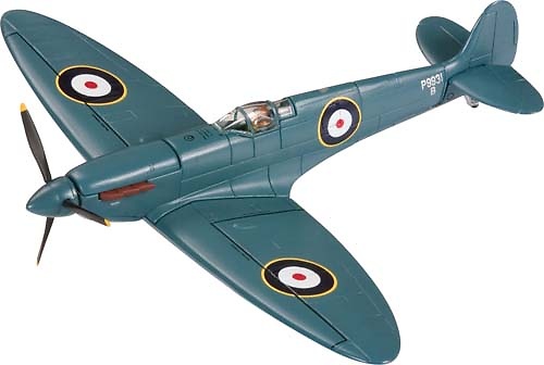 Supermarine Spitfire Mk I Diecast Model RAF No.212 Sqn, P9931, Seclin, France, Spring 1940, 1:72, Corgi 